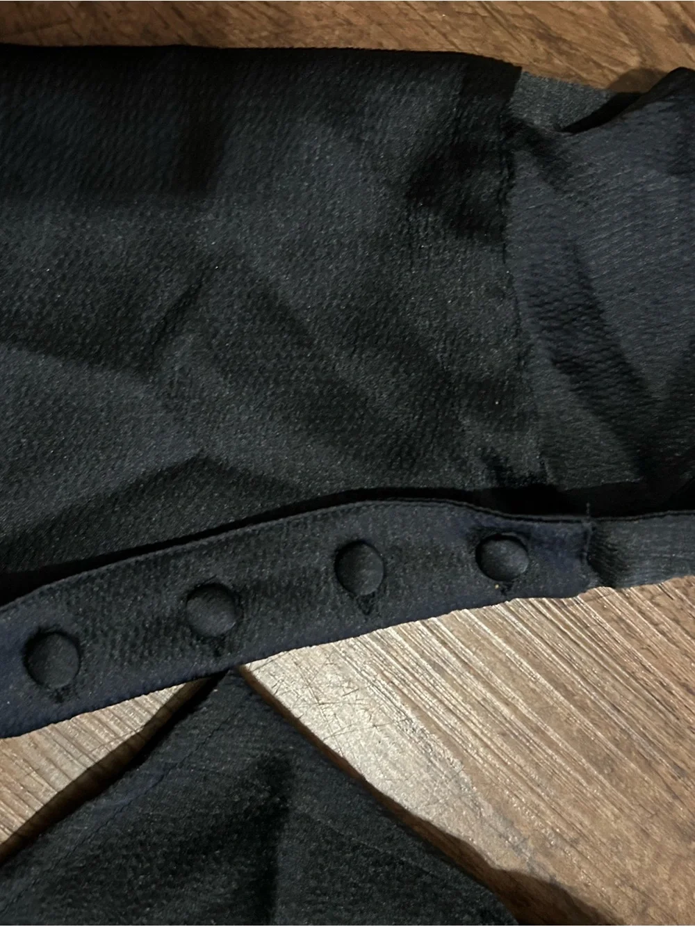 Free People Black Satin Ruched Drawstring Crop Top